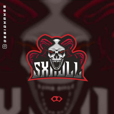 SKULL esport mascot logo design colors design esport gamming graphic illustration logo mascot logo valorant vector