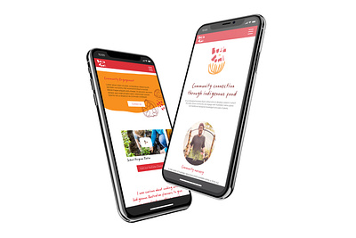 iPhone X mockup bush to bowl branding design iphone iphonex website website concept