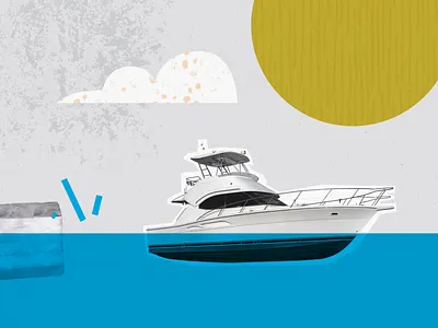 Boat Fail 2d 2d animation boat clipping cutout iceberg mixed media paper pirate ship stop motion yacht