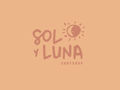 Sol y Luna Logo design hand drawn handlettering logo typography typography art