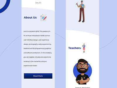 Educational Mobile - 2 3d 3d ilustration app design education mobile responsive responsive design responsive website design school trend trendy ui ui design uidesign uiux