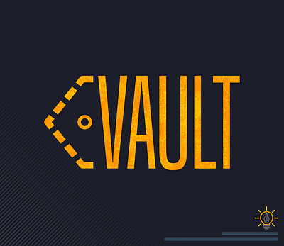 Vault Logo branding daily logo design flat design flat logo flat vector illustrator logo design photoshop vector