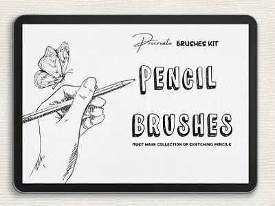 Procreate Pencil Brush Bundle (2 FREE testers) brush brush bundle brushes charcoal brush drawing free brush graphite illustration pack pencil procreate realistic shader shading sketch sketching texture texture brush