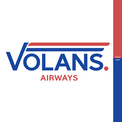 Volans Airways logo airlines airways graphics design logo