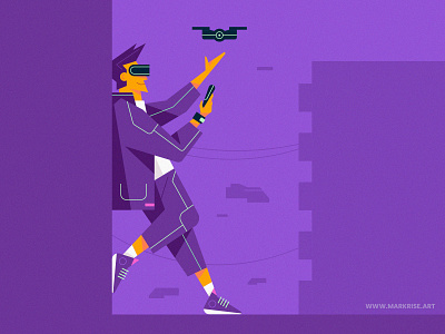 Cyber Flat Design Character Illustration, Clean & Minimal Art 2d abstract art branding character clean creative design digital drawing flat graphic design illustration illustrator minimal modern simple vector