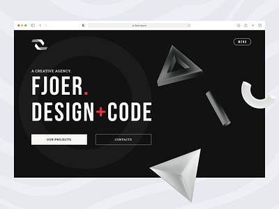 NEW SITE FOR FJOER AGANCY agency agency branding agency landing page agency website landing page design ui uiux ux website design