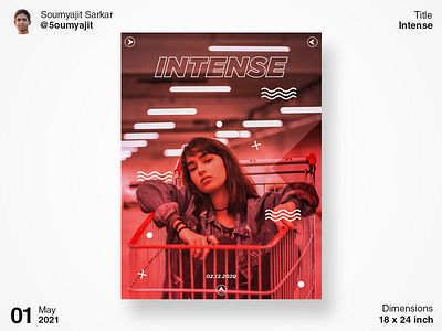 Intense Poster Design colorscheme colourscheme design designfeed dribbble dribbble best shot gfxhouse gfxmob grafik graphic graphicdesign layout poster poster a day poster design posterart posterdesign posters visual art visual design