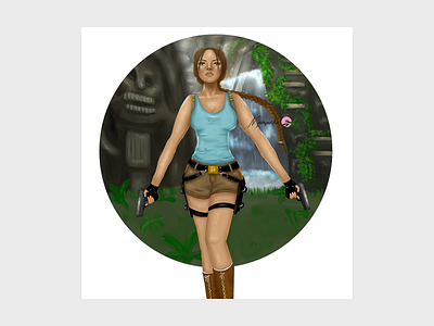 Tomb Raider Fan Art clip studio paint digital art digital illustration digital painting illustration