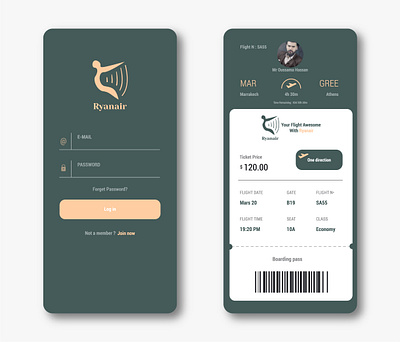 App for booking airline ticket UI / UX design airplane booking computer design flight internet journey man online page people plane reservation search tourism travel trip vacation web website