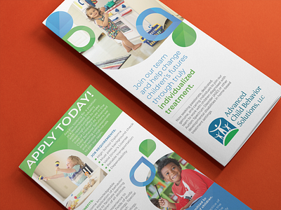 Advanced Child Behavior Solutions brochure layout layout design