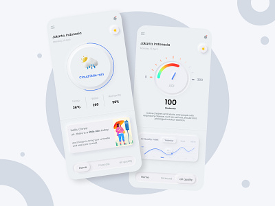 Weather Forecast App : Alam ☁ alam app branding design for sale illustration indonesia logo neumorphic neumorphic design neumorphism neumorphism ui temperature ui ux weather weather app weather forecast weather icon weathered