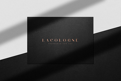 Logo Design - LaCologne branding cologne corporate branding design fragrance illustrator logo luxury typography