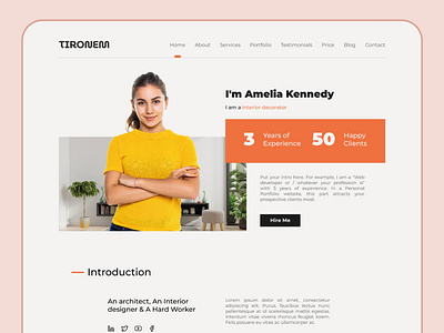 Personal Portfolio Website - Minimal UI Design figma figma ui figmadesign minimal web design personal branding personal website portfolio site ui web design uidesign uiux website design