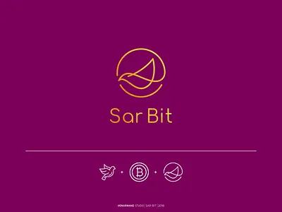 Sar Bit bird branding btc design iran logo logotype minimal tabriz vector
