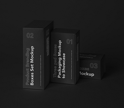 Free Box Psd Mockup Product Branding Set box mockup packaging mockup product mockup