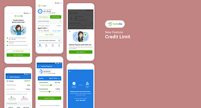 Tunaiku - Credit Limit app loan app loan apps design credit card credit limit design design app loan loan app mobile app mobile app design ui ui ux design ui design ui designer ux