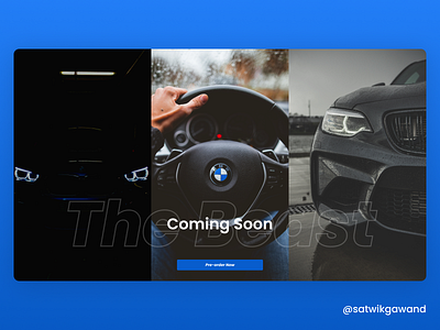 010 - Coming Soon Page concept concept design design figma redesign ui uidesign web webdesign webdesigner