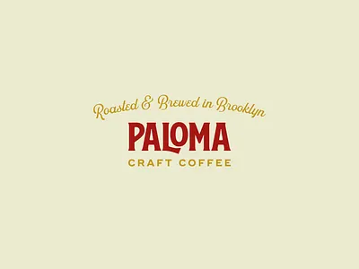 Paloma Craft Coffee branding coffee craftcoffee logodesign menudesign