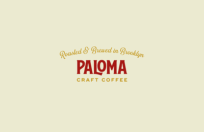 Paloma Craft Coffee branding coffee craftcoffee logodesign menudesign