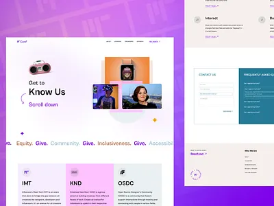 Influencer Meet Tech Conference Web Design animation app branding design logo ui ux