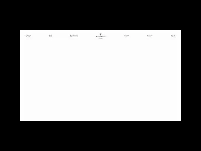 Maserati animation design graphic design ui ux web website