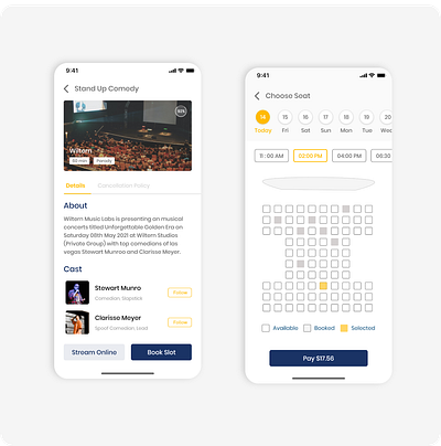 Ticket Booking App adobe xd android app design ios minimal mobile ui ux ux ui