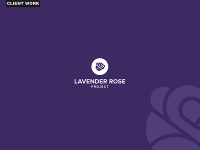 Lavender Rose Project Logo brand design brand designer brand id brand identity brand strategy branding illustration logo logo design vector