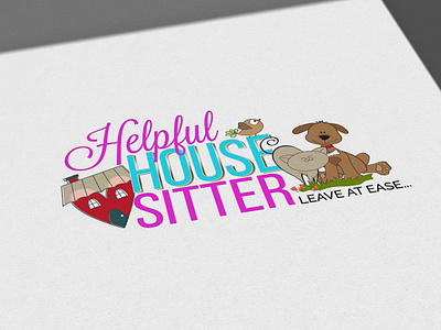 House Sitter branding design graphic design logo typography