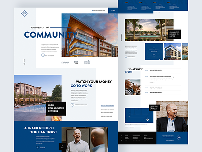 Real-Estate/Property Development Homepage architecture building industry business construction consulting corporate creative finanace homepage investing landing page modern one page property property development real estate ui ui design web design website