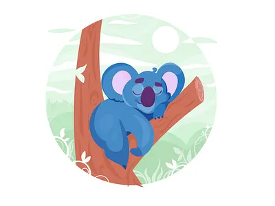 Koala design icon illustration minimal vector