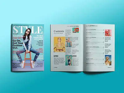 Beauty Fashion Lifestyle Magazine editorial editorial design fashion fashion magazine graphic elements indesign lifestyle magazine lookbook magazine magazine design magazine layout magazine layout design model print print design style the best magazine layout design
