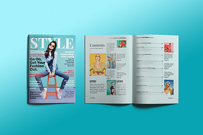 Beauty Fashion Lifestyle Magazine by Print Graphic Role on Dribbble