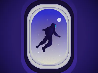 0 36 36 0 36daysoftype astronaut blue design illustration india moon nasa space usa