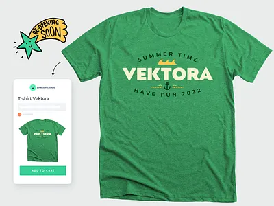 Summer Vektora T-shirt 🏖️ branding concept tshirt design design tshirt good design graphic design have fun holiday illustration logo natural t shirt summer summer time t shirt t shirt vintage tshirt tshirt 2022 vacation vector vektora