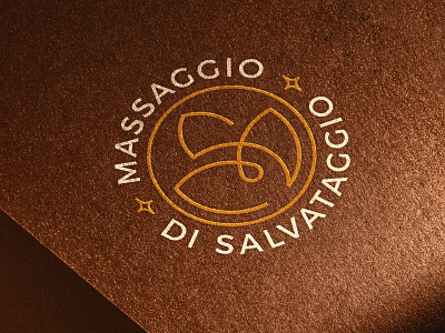 Massaggio di Salvataggio - Logo brand brand identity branding color palette concept construction design golden ratio graphic design illustrator logo lotus massage massaggio mockup monogram oil photoshop salvataggio vector