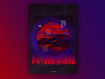 Future shock art design designs gradients graphic design illustration poster poster art poster design posters print typogaphy typographic typography vector