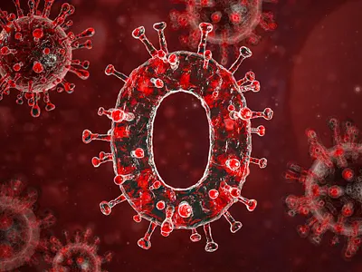 0 is for Patient Zero 36days 36daysoftype 36daysoftype08 3d 3d art c4d cgi cinema4d illustration medical microscopic nft nftart realistic redshift redshift3d render type design typogaphy virus