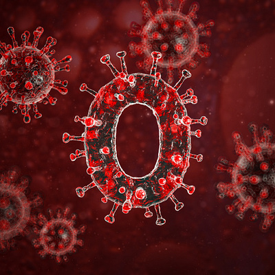 0 is for Patient Zero 36days 36daysoftype 36daysoftype08 3d 3d art c4d cgi cinema4d illustration medical microscopic nft nftart realistic redshift redshift3d render type design typogaphy virus