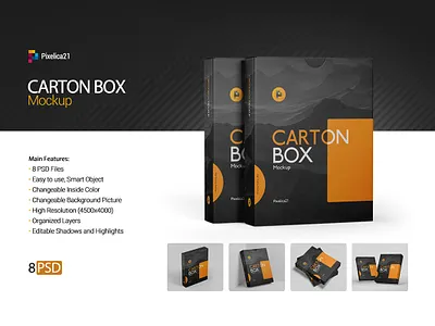 Carton Box Mockup 3d birthday blank box branding cardboard carton cartoon container design dvd eco gift media mock mock up mock up mock ups mockup mockups