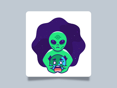 alien invasion alien earth earthday flat illustration grey alien illustration invasion ufo web world