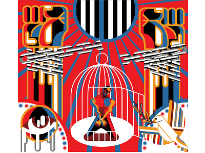 Black Lives Matter 2020 abstract black black lives matter blm contemporary digital editorial george floyd illustration illustrator police politics race vector