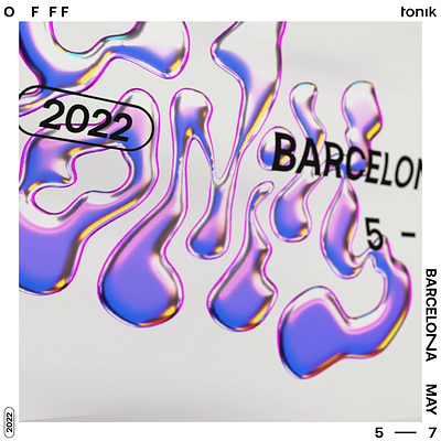 OFFF BARCELONA 2022 & tonik animation branding design illustration logo