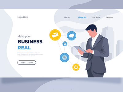 Landing Page Design graphic design homepage design landing page design photoshop responsive design ui design ux design web design website design