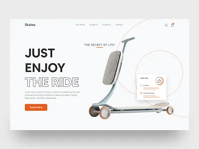 Product Web UI Exploration || 2021 buyer header interface product shop ui uiux web