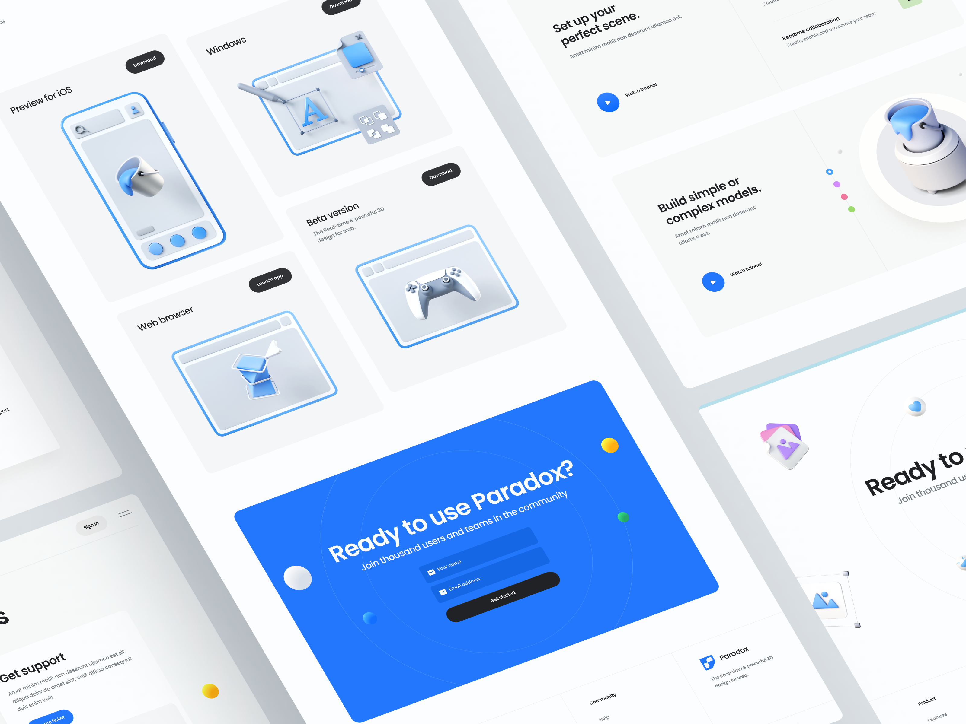 Paradox – Premium SaaS Landing Page by Tran Mau Tri Tam for UI8 on Dribbble