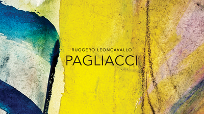 Portland Opera Pagliacci branding design marketing performing arts typography