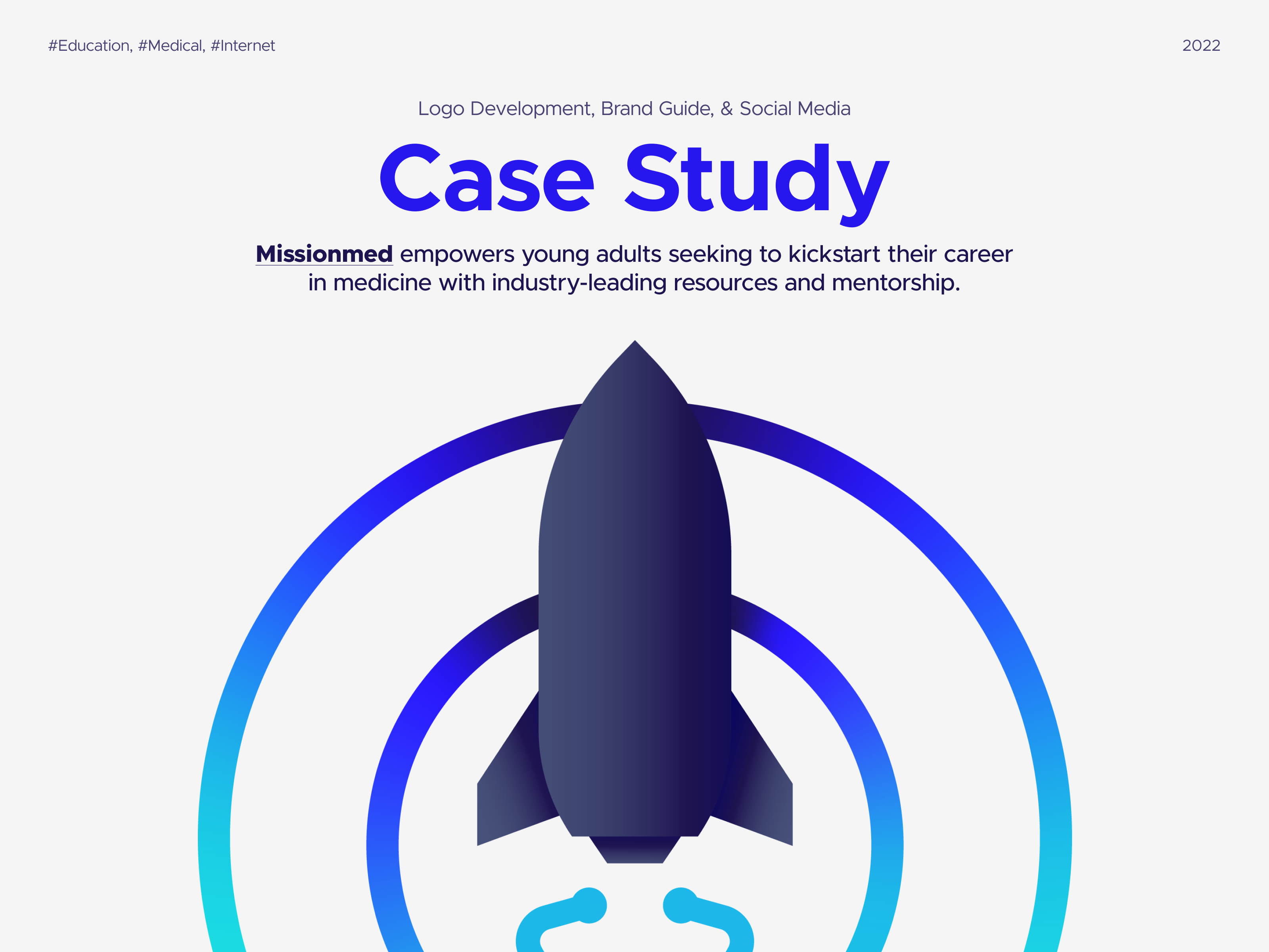 missionmed Logo and Brand Case Study brand brand and identity brand guideline brand identity branding doctor education graphic design illustration internet logo logocollection medical medical school rocket startup stethoscope student symbol technology