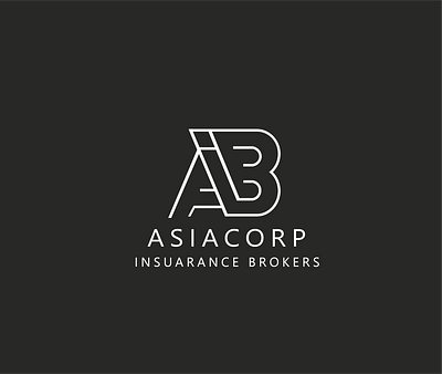 A professional and minimalist Insurance company logo. branding design flat logo minimal minimalist logo modern logo professional logo typography