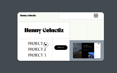 Henry Design Portfolio design ui ui design uidesign ux ui web web design webdesign website concept
