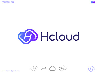 H cloud logo brand brand identity design branding cloud cloud app cloud computing creative logo design design gradient logo h cloud logo icon identity logo logo design mark modern logo smart logo symbol tech logo technology